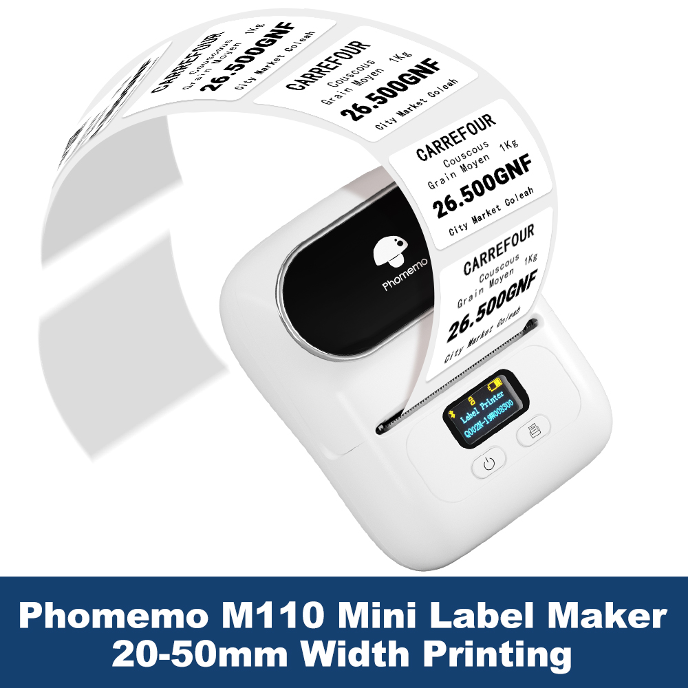 Commercial Printing Paper - Phomemo Etiket Yazıcısı M110 Etiketleme Makinesi