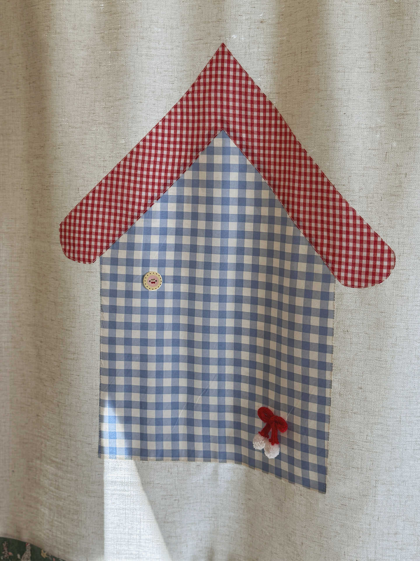 Commercial Printing Rates - VIKAMA Gingham Küçük Ev Noren Kapı