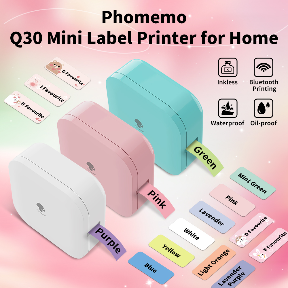 Commercial Printing Paper - Phomemo Q30 Kablosuz Termal Etiket Yazıcısı