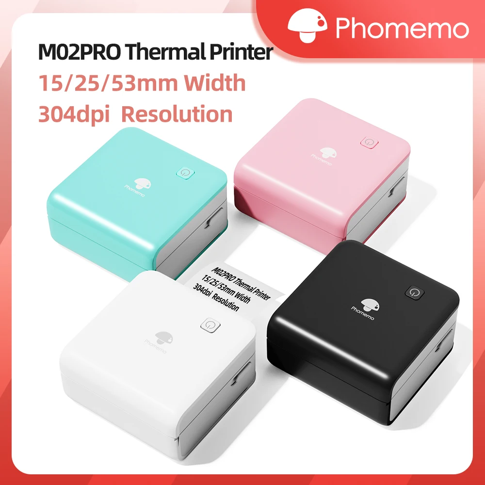 Commercial Printing Paper - Phomemo M02Pro Mini taşınabilir yazıcı kablosuz