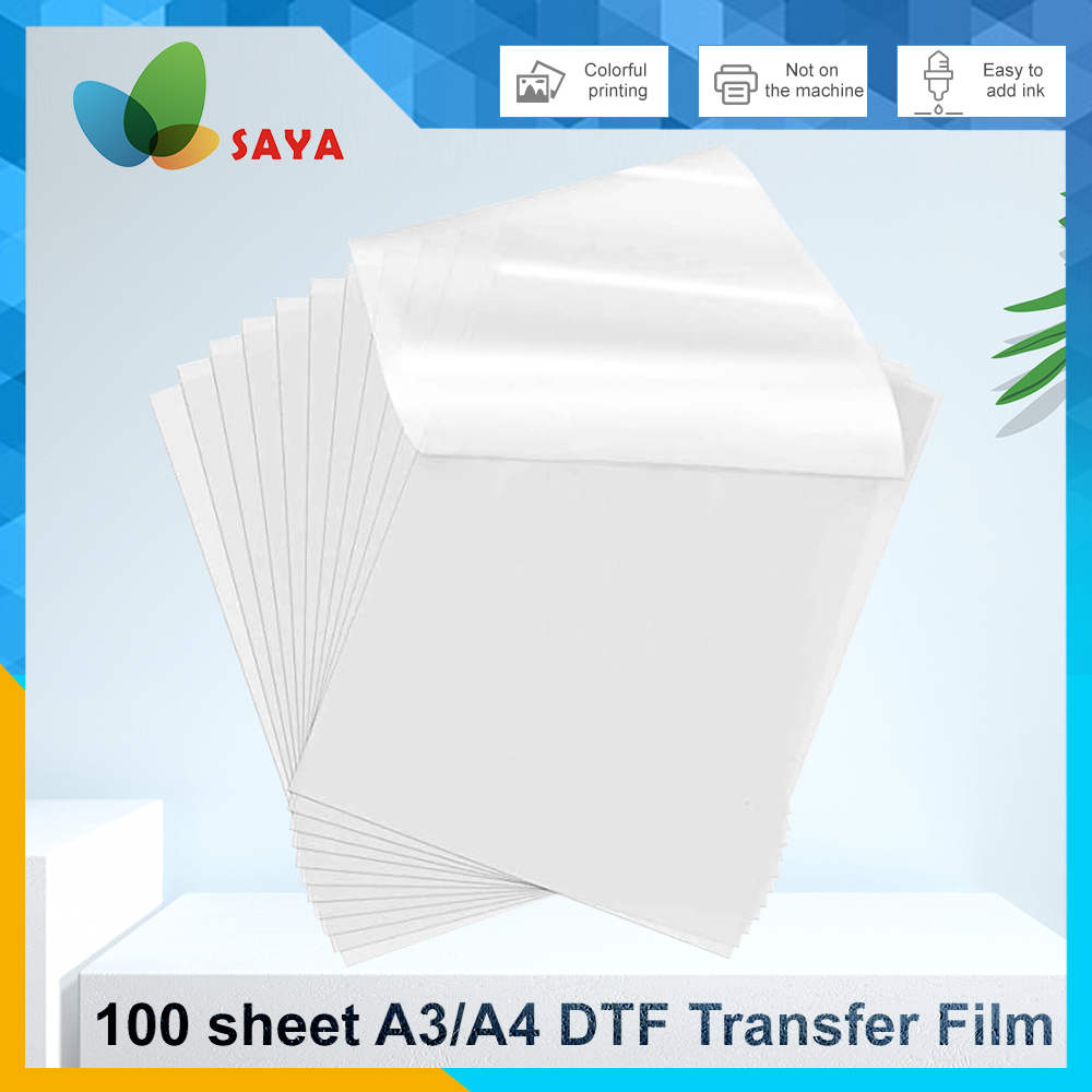 Commercial Printing Paper - 50/100 Adet DTF Film A3/A4 Çift
