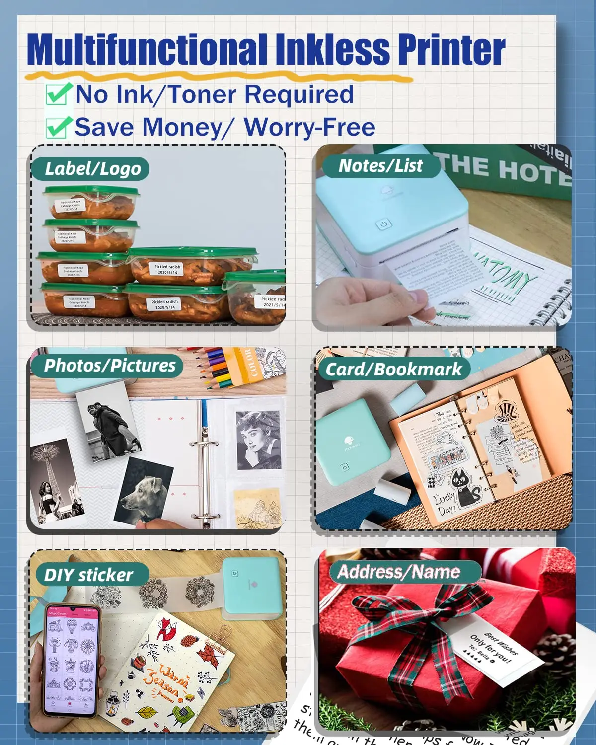 Phomemo M02Pro Mini taşınabili - Commercial Printing Paper incelemesi ve fiyatı