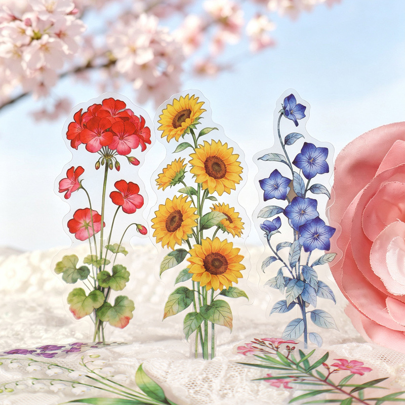 Vintage Buket Çiçek Etiket Pak - Commercial Printing Paper incelemesi ve fiyatı